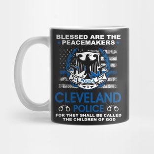 Cleveland Police Police  – Blessed Are The PeaceMakers Mug